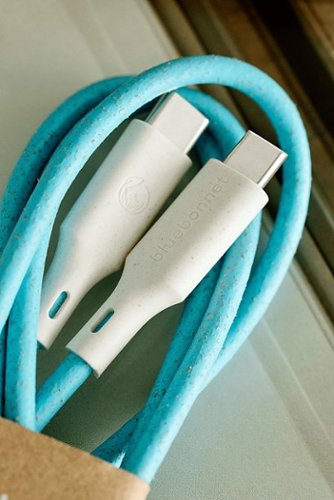 Bluebonnet 4' USB-C to USB-C Fast Charging Cable, Connects Perfectly, Sleak Design - Blue SHOP ONLINE