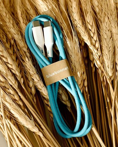 Bluebonnet 4' USB-C to USB-C Fast Charging Cable, Connects Perfectly, Sleak Design - Blue BUY ONLINE