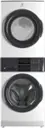 Front. Electrolux - Laundry Tower Single Unit Front Load 4.4 Cu. Ft. Washer & 8 Cu. Ft. Gas Dryer - White.