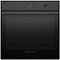 Fisher & Paykel - 24" Built-in Singel Electric Combination Steam Wall Oven with 3 Cu. Ft. Oven Capacity - Black-Front_Standard