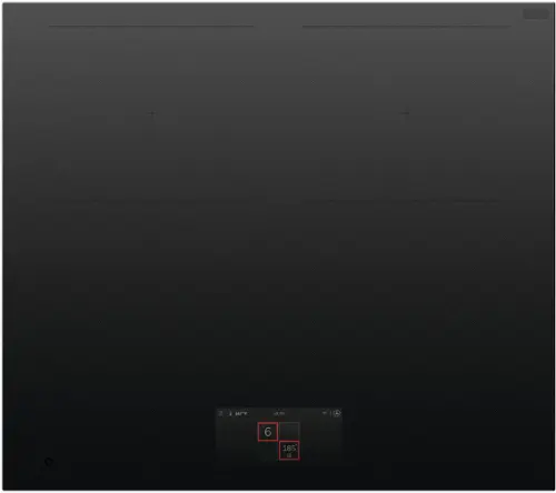 Front. Fisher & Paykel - 15" Primary Modular Electric Cooktop, 4 Burners - Black.