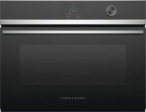 Fisher & Paykel - 24" Built -in Single Electric Convection Combination Steam Wall Oven with 1.6 Cu. Ft. Oven Capacity - Stainless Steel