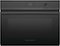 Fisher & Paykel - 24" Built -in Single Electric Convection Combination Steam Wall Oven with 1.9 Cu. Ft. Oven Capacity - Black-Front_Standard