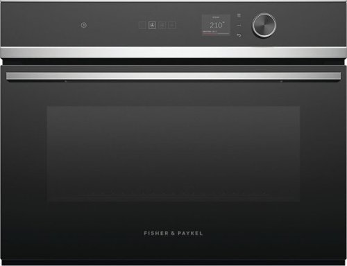 Fisher & Paykel - 24" Built -in Single Electric Convection Combination Steam Wall Oven with 1.9 Cu. Ft. Oven Capacity - Stainless Steel