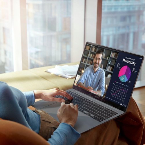 Samsung Galaxy Book4 Pro 16 AMOLED Touch Screen Laptop - Intel Core Ultra 7- 16GB Memory - 1TB SSD - Moonstone Gray BUY IN MIDDLE EAST