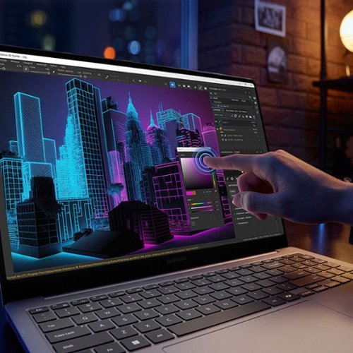 Samsung Galaxy Book4 Ultra 16 AMOLED Touch Screen Laptop - Intel Core Ultra 7 - 16GB Memory - NVIDIA GeForce RTX 4050 - 1TB SSD - Moonstone Gray WHERE TO BUY