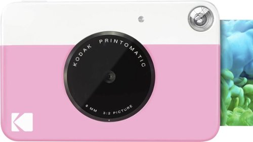 Kodak - Printomatic Instant Print Camera - Instant Digital Camera Prints on Zink 2x3" Photo Paper - Pink