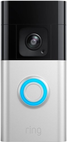  Ring - Battery Doorbell Pro Smart Wi-Fi Video Doorbell - Battery-powered with Head-to-Toe HD+ Video - Satin Nickel
