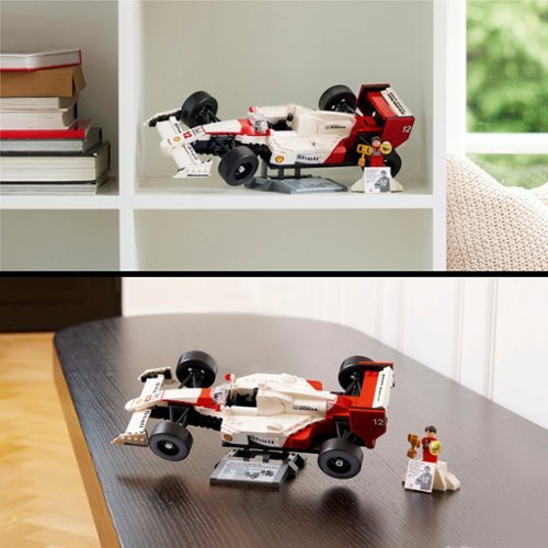 LEGO Icons McLaren MP4/4 & Ayrton Senna Model Race Car for Adults 10330 GLOBAL SHIPPING