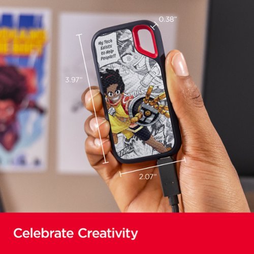 SanDisk Extreme Afrofuturism Edition 1TB External USB Type C Portable SSD - Black BUY IN SINGAPORE