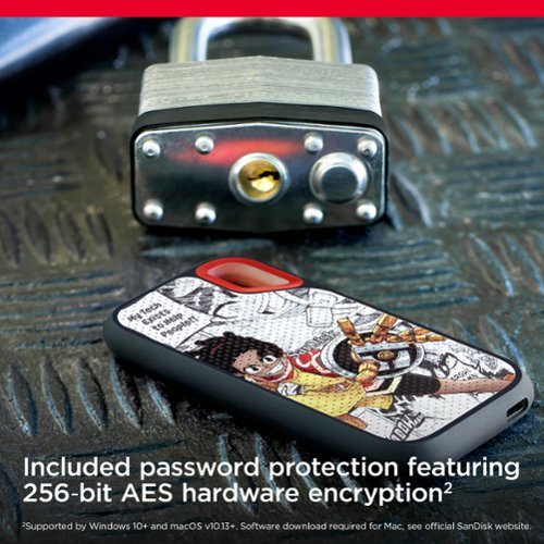 SanDisk Extreme Afrofuturism Edition 1TB External USB Type C Portable SSD - Black BUY IN UAE