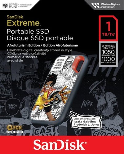 SanDisk Extreme Afrofuturism Edition 1TB External USB Type C Portable SSD - Black BUY IN QATAR