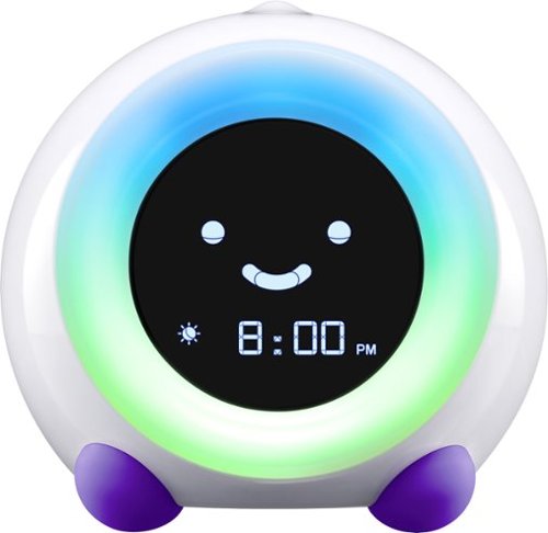 LittleHippo - MELLA All-in-One Alarm Clock with Sleep Trainer for Kids - BRIGHT PURPLE