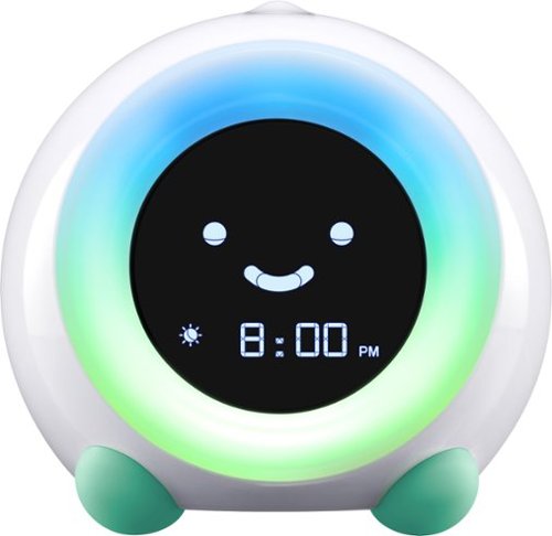LittleHippo - MELLA All-in-One Alarm Clock with Sleep Trainer for Kids - TROPICAL TEAL