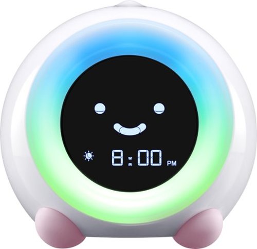 LittleHippo - MELLA All-in-One Alarm Clock with Sleep Trainer for Kids - BLUSH PINK