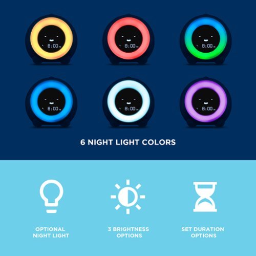 LittleHippo MELLA All-in-One Alarm Clock with Sleep Trainer for Kids - ARCTIC BLUE BUY IN MIDDLE EAST