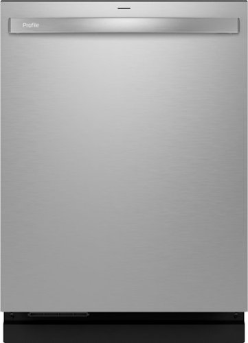 GE Profile - Top Control Smart Built-In Stainless Steel Tub Dishwasher with 3rd Rack, Dedicated Jet Targeted Wash and 42 dBA - Stainless Steel