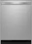 Front. GE Profile - Top Control Smart Built-In Stainless Steel Tub Dishwasher with 3rd Rack, Dedicated Jet Targeted Wash and 42 dBA - Stainless Steel.