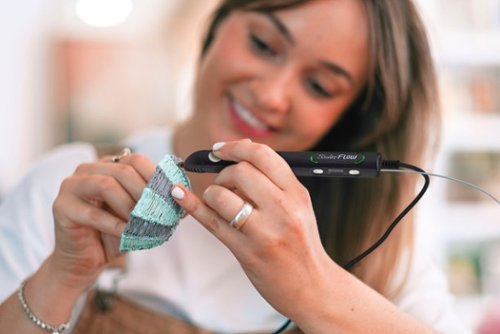 3Doodler Flow 3D Printing Pen for Teens, Adults & Creators! With Free Refill Filaments + Stencil Book + Getting Started Guide - Black WHERE TO BUY