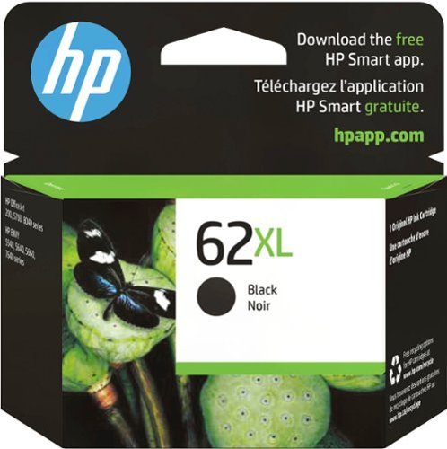 HP - 62XL High-Yield Ink Cartridge - Black