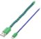 Modal™ - Apple MFi Certified 4' Twist Lightning Cable - Blue/Green-Front_Standard