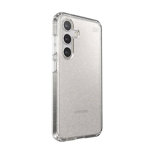 Speck Presidio2 Grip Case for Samsung Galaxy S24 - Clear/Gold Glitter WORLDWIDE DELIVERY