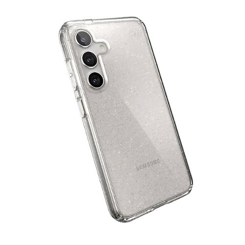 Speck Presidio2 Grip Case for Samsung Galaxy S24 - Clear/Gold Glitter HOW TO BUY