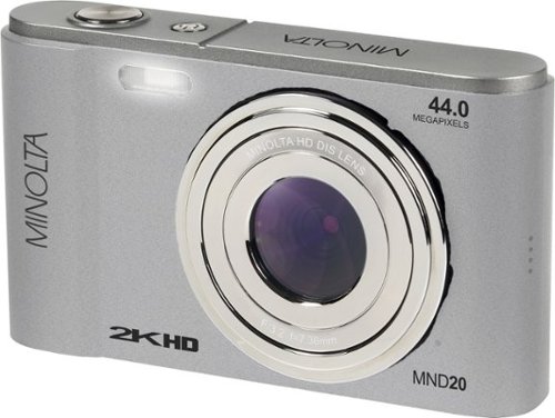 Minolta - MND20 44.0 Megapixel Digital Camera - Silver
