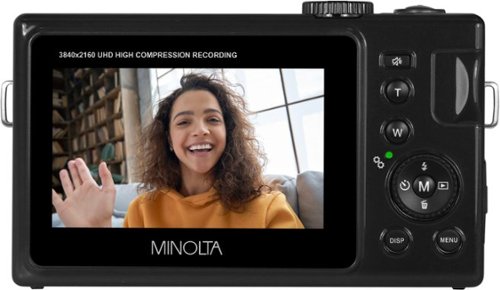 Minolta MND25 48.0 Megapixel 4K Video Digital Camera - Black WORLDWIDE DELIVERY