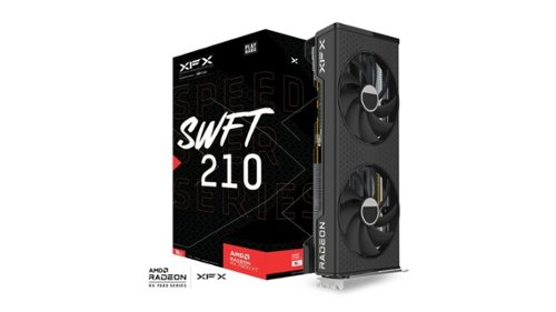 XFX SPEEDSTER SWFT210 AMD Radeon RX 7600XT 16GB GDDR6 PCI Express 4.0 Graphics Card - Black BUY ONLINE
