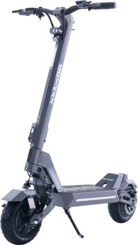 GoTrax - RAPTOR Electric Scooter w/28 mi Max Operating Range & 30mph Max Speed - Gray