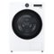 LG - 7.8 Cu. Ft. Stackable Smart Electric Dryer with Ventless Heat Pump Technology - White-Front_Standard