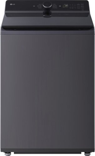 LG - 5.3 Cu. Ft. High Efficiency Smart Top Load Washer with TurboWash3D Technology - Matte Black