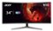 Acer - Nitro Gaming 34” Curved QHD 180Hz 1ms FreeSync Premium Gaming Monitor (DisplayPort, HDMI) - Black-Front_Standard