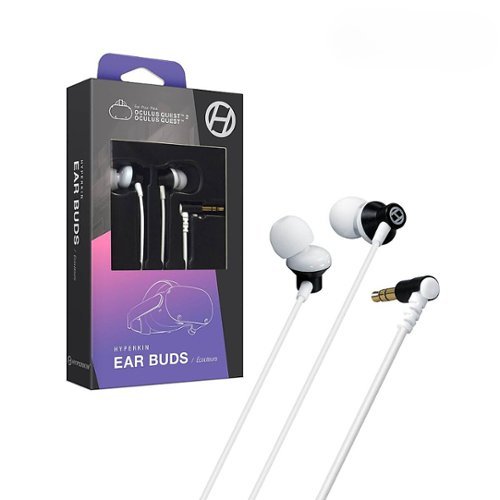 HYPERKIN EARBUDS WITH TRAVEL CASE FOR OCULUS QUEST/QUEST 2 - GRAY WORLDWIDE DELIVERY