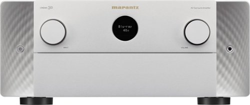 Marantz - Cinema 30 140W 11.4-Ch. Bluetooth Capable with HEOS 8K Ultra HD A/V Home Theater Receiver with Alexa - Silver Gold
