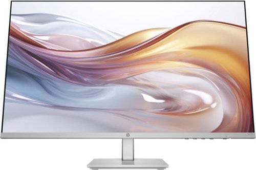 HP - 27" IPS LED FHD 100Hz Monitor with Adjustable Height (HDMI, VGA) - Silver & Black