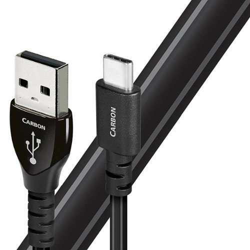 AudioQuest - 0.75M Carbon 2.0 C>A USB Cable - Gray/Black