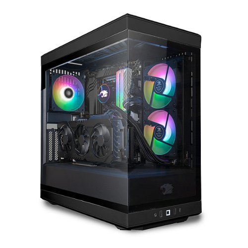 iBUYPOWER - Y40 Gaming Desktop - AMD Ryzen 7 7700X - 32GB DDR5 RGB Memory - GeForce RTX 4070 Ti Super 16GB - 2TB NVMe - Black