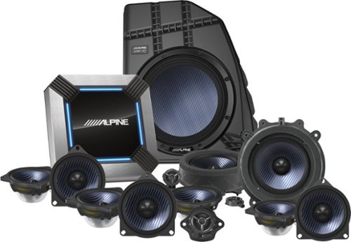 Alpine - 13-Speaker Complete Sound System Upgrade for 2022-2023 Tesla Model Y - Black