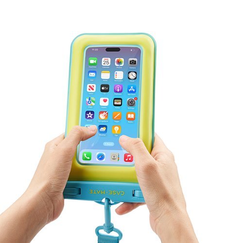 Case-Mate Waterproof Floating Phone Pouch for Most Cell Phones - Citrus Splash WORLDWIDE DELIVERY