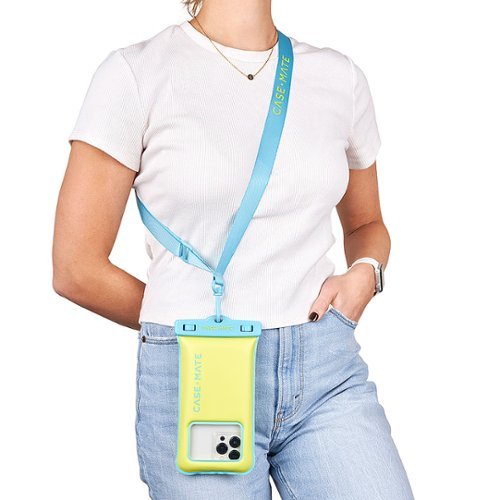 Case-Mate Waterproof Floating Phone Pouch for Most Cell Phones - Citrus Splash GLOBAL SHIPPING
