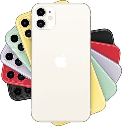 Apple - Geek Squad Certified Refurbished iPhone 11 64GB - White (Verizon)