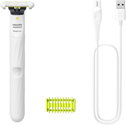  Philips Norelco OneBlade Intimate Pubic Groomer - White