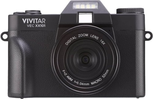 Vivitar - VECXX101 4K Digital Camera - Black