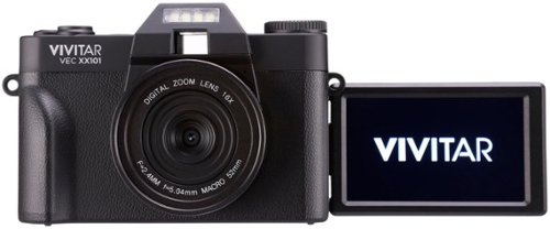 Vivitar VECXX101 4K Digital Camera - Black WORLDWIDE DELIVERY