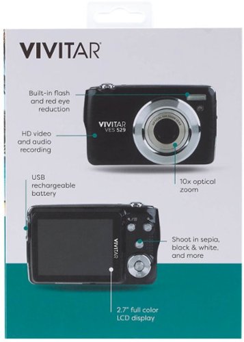 Vivitar VES529 16mp Digital Camera - Black SHOP ONLINE