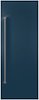 Viking - 7-Series Built-in Referigerator Reversible Door Panel Kit-Includes Professional handle - Slate Blue-Front_Standard