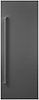Viking - 7-Series Built-in Referigerator Reversible Door Panel Kit-Includes Professional handle - Damascus Gray-Front_Standard