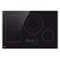 LG - 30" Built-In Electric Induction Smart Cooktop with 4 Elements and UltraHeat 5.0kW Element - Black Ceramic-Front_Standard